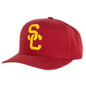 USC Trojans Cardinal SC Interlock Pro Crown Snapback Hat